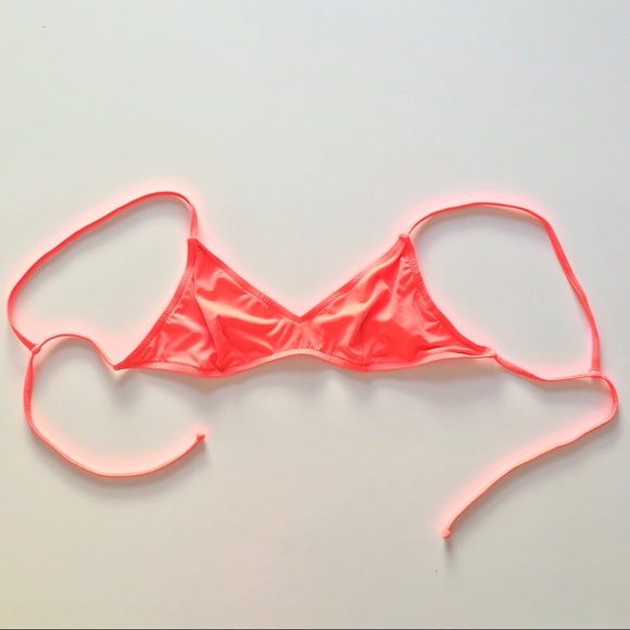 J. Crew Other - J.Crew Neon Papaya Bikini Top